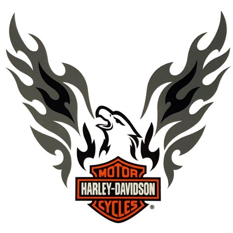 Harley Davidson Sticker Eagle Window Decal 7 X 7 Cm Windshield 495