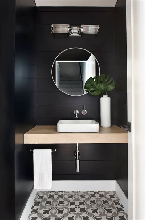 30 Decorating Black Powder Room