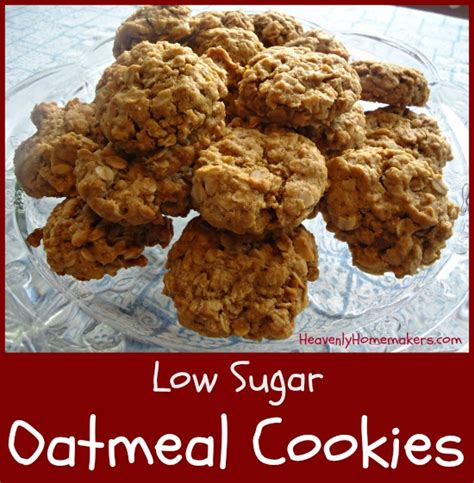 These simple and easy low sugar gingerbread cookies are delicious. Low Sugar {Real Food} Oatmeal Cookie Recipe | Heavenly Homemakers