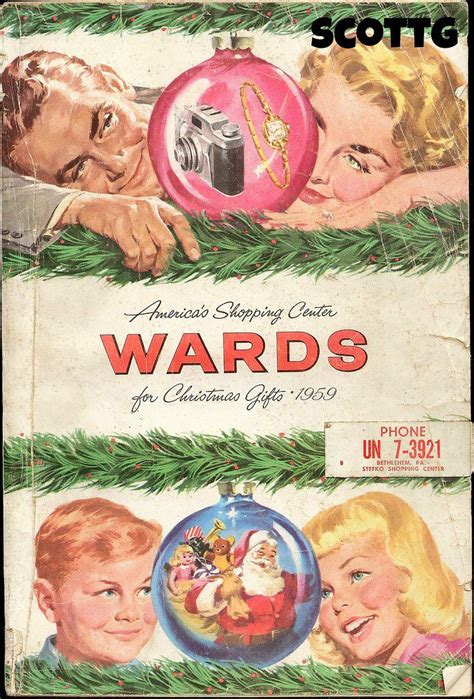 Montgomery Ward Christmas Catalog Front Cover 1959 Christmas Catalogs