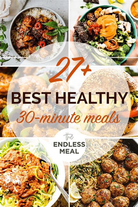 27 Best Healthy 30 Minute Meals 30 Minute Meals Healthy 30 Min