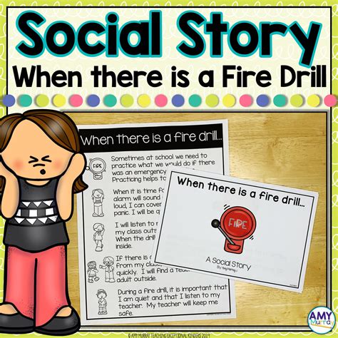 Social Story Fire Drill Teaching Exceptional Kinders