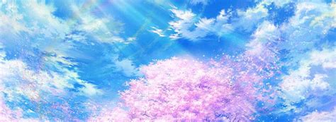 Anime Fantasy Sky Background Banner Sky Anime Anime Scenery