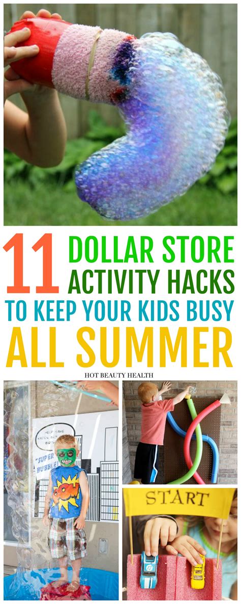 Here's a list of 10 fun activities for pregnant women to do! 11 Fun Activities to DIY This Summer From The Dollar Store ...
