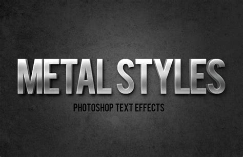 Metal Text Styles — Medialoot