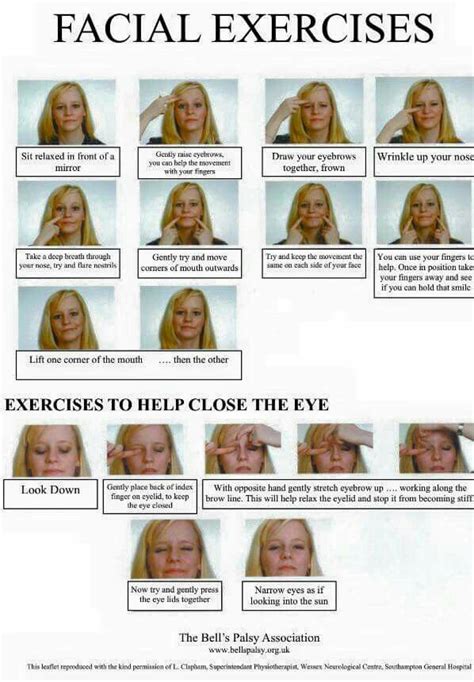 Bell S Palsy Exercises Printable
