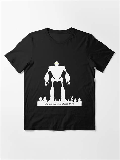 Iron Giant Choose Who You Are T Shirt For Sale By Chilleff Redbubble Iron Giant T Shirts