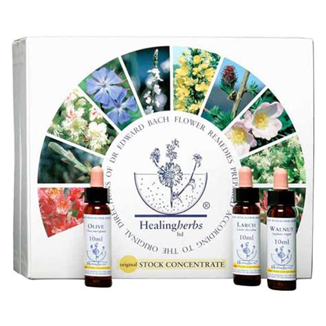 Healing Herbs Bach Flower Remedies Set 40 X 10ml Homeopathy Express