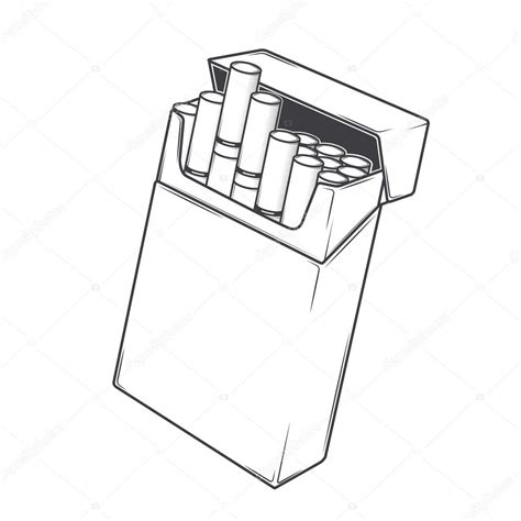 Pack Of Cigarettes Drawing At Getdrawings Free Download