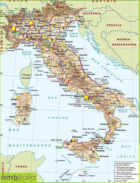 Road Map Of Southern Italy Map Of Spain Andalucia