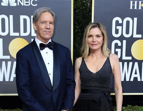 Michelle Pfeiffer And David E Kelley From Golden Globes 2020 Red Carpet
