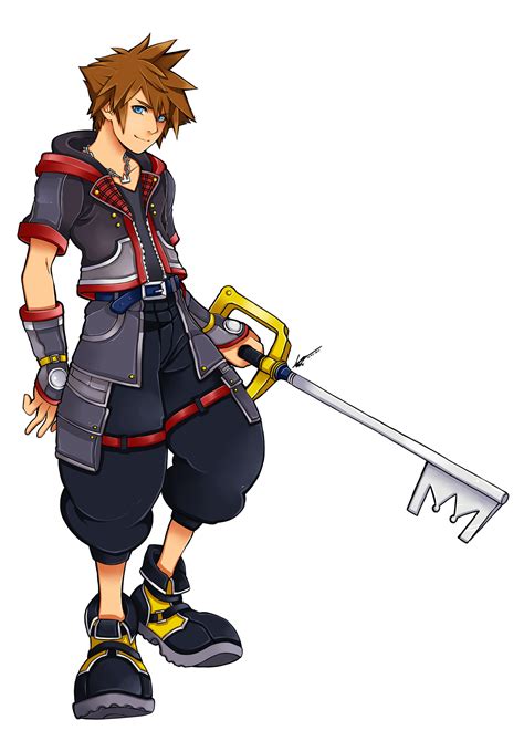 Sora Kingdom Hearts 3 Design By Kimbolie12 On Deviantart