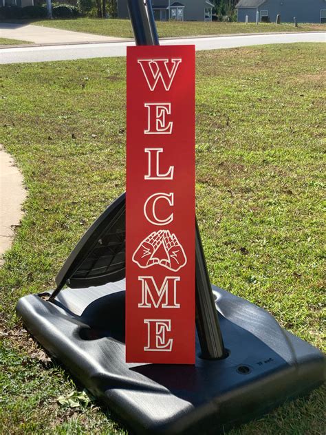 Dst Welcome Porch Sign Simply Wooderful Llc