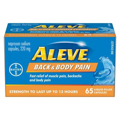 Aleve Back And Body Pain Strength To Last Up To 12 Hours 65 Liquid