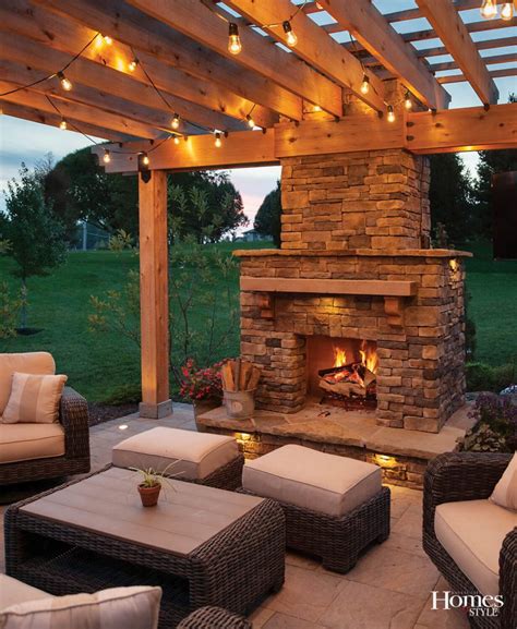 17 Amazing Outdoor Fireplace Ideas To Make Smores With