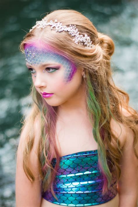 Mermaid Photoshoot Mermaid Makeup Hair Mermaid Makeup Halloween