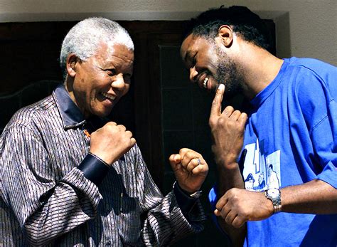 Nelson Mandela And Lennox Lewis Nelson Mandela Espn