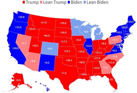 Electoral College Map 2024 Harris Vs Trump Media Biasfact Check