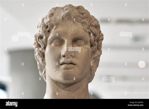 Portrait Statue Of Alexander The Great Stock Photo Alamy