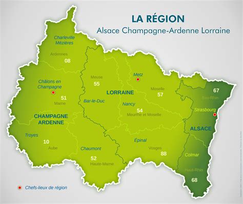 Région Grand Est Carte Voyage Carte Plan