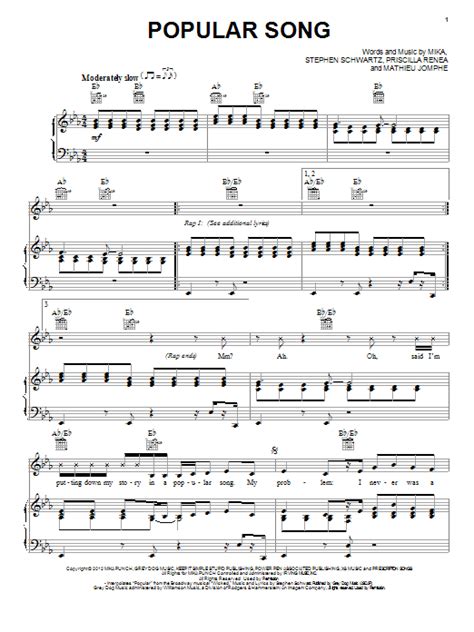 Our chord based, modern method will have you playing piano in a flash! Popular Song | Sheet Music Direct