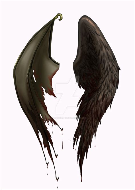 Tribal design angel devil wing tattoo pic stock illustrations. Angel Demon Wing Tattoo Design by ToraNoKage13 on DeviantArt
