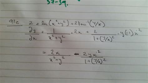 [math] show that z ln x 2 y 2 2 tan { 1} y x satisfies the laplaces s equation math