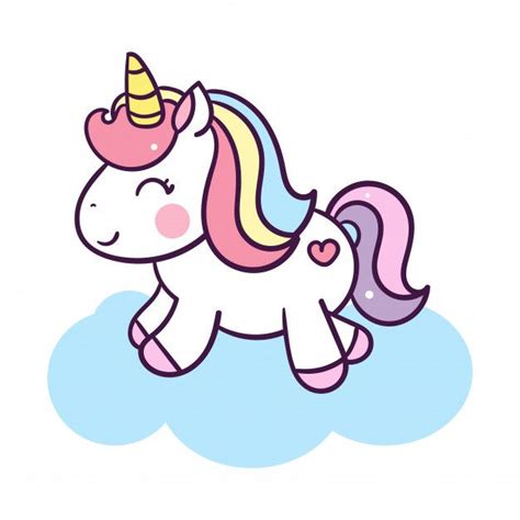 Premium Vector Unicorn Cute Cartoon Illustration Series Illustration