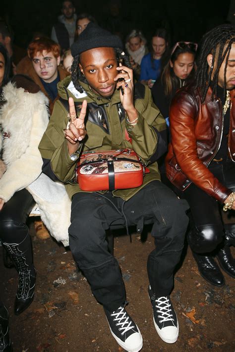 Joey Badass At Coach Swag Outfits Men Twin Outfits Street Style