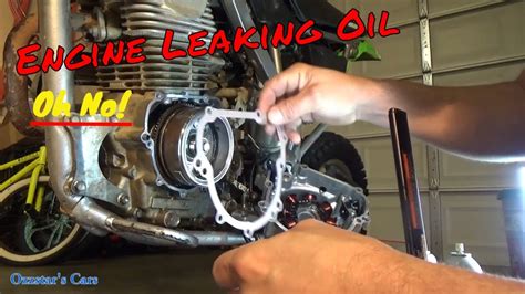 Dirt Bike Engine Oil Leak Fix Part 1 Youtube