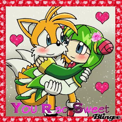 Cosmo said, making tails stop in the doorway. Tails x Cosmo Picture #137485586 | Blingee.com