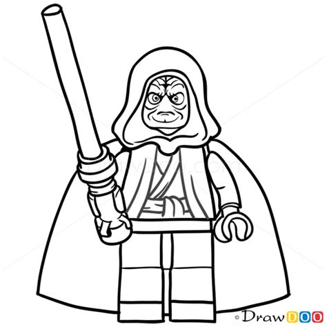 Free printable coloring pages coloring pages for kids coloring books colouring printable crafts printables starwars chancellor palpatine. How to Draw Darth Sidious, Lego Starwars