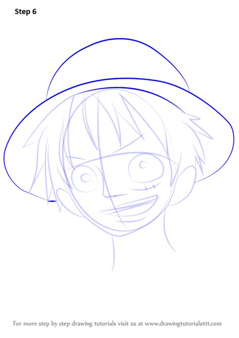 Learn How To Draw Monkey D Luffy From One Piece One Piece Step By