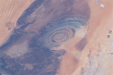 The Richat Structure Eye Of The Sahara In Northwestern