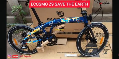 Sepeda Lipat Element Ecosmo Z9 Save The Earth Olah Raga Sepeda Di