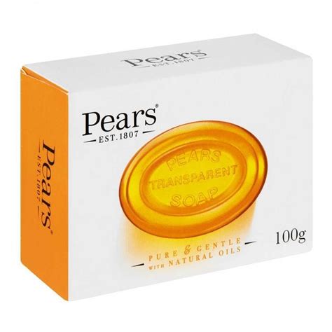 Pears Transparent Natural Soap Bar 125g Christines Pharmacy
