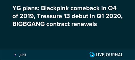 Blackpink Comeback 2020 Date Blackpink Reborn 2020