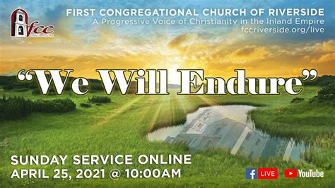 We Will Endure Sunday Service Online 42521 Youtube