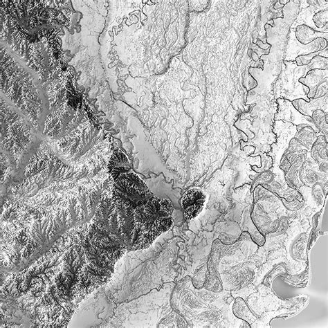 Louisiana Elevation Map In 2022 Relief Map Elevation Map Map