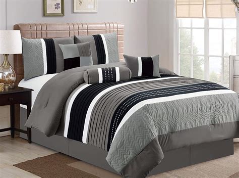 Hgmart Bedding Comforter Set Bed In A Bag Collection 7 Piece Luxury