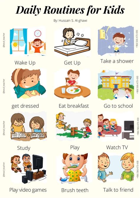 Daily Routines For Kids