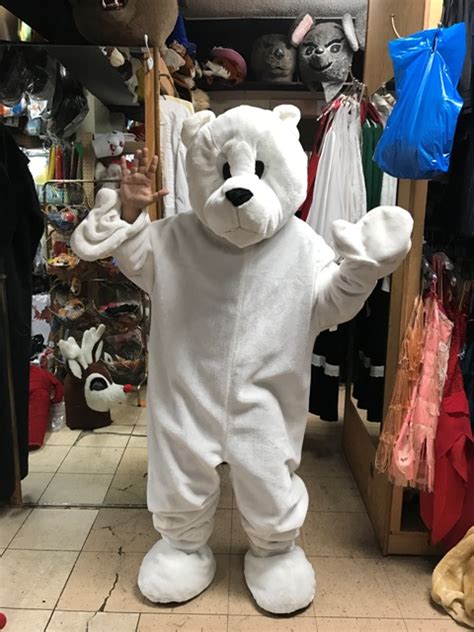 Adult Rental Mascot Costume Polar Bear