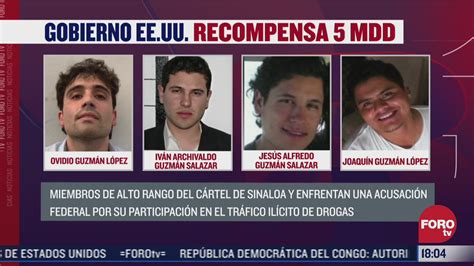 Nmás ¿por Qué Estados Unidos Busca A Los Hijos Del Chapo Guzmán