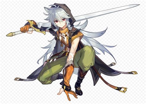 Each character in genshin impact gains a specific bonus during character ascension. HD Razor Genshin Impact Character PNG | Citypng