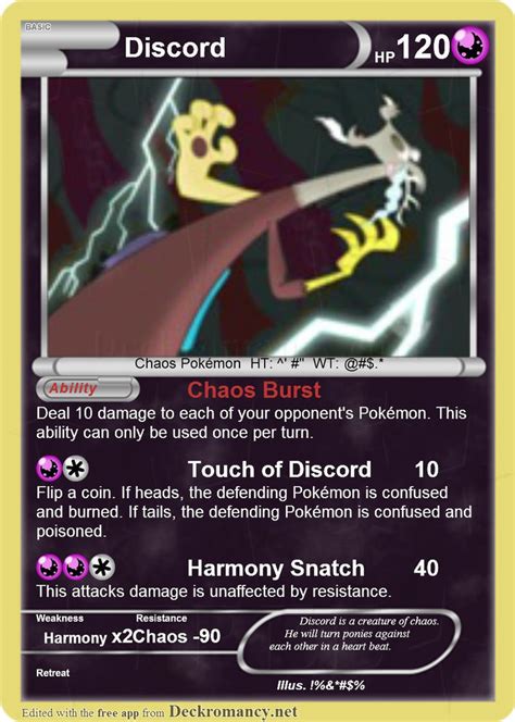Discord Pokemon Card By Joshuaddales20 On Deviantart