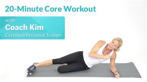 20 Minute Core Workout For Seniors Youtube