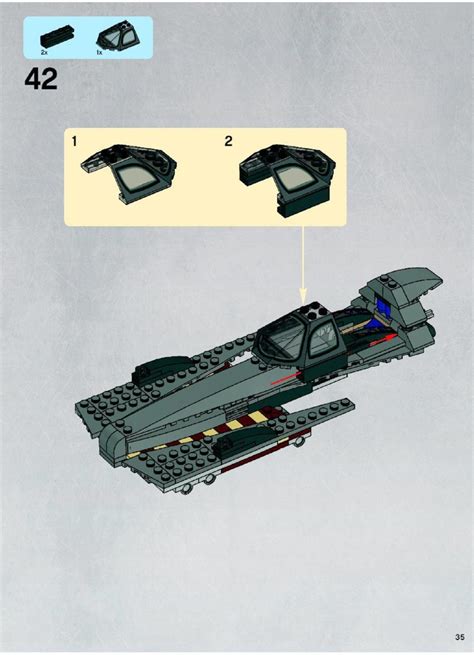 Lego 8095 General Grievous Starfighter Instructions Star Wars