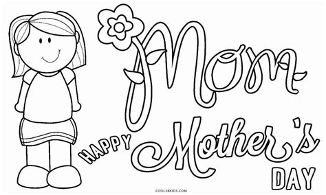 Teachers can use these free printable pages in class rooms as a mother's day activity. Free Printable Mothers Day Coloring Pages For Kids | Cool2bKids