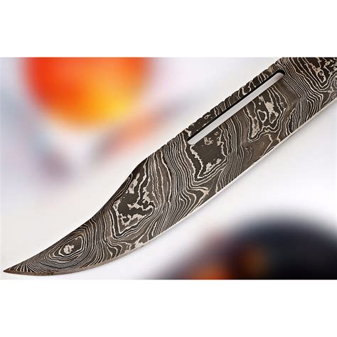 Handmade Damascus Steel Bowie Knife Rosewood Natalie Enterprises