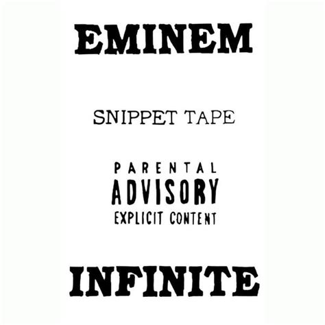 Eminem Infinite Snippet Tape Lyrics And Tracklist Genius